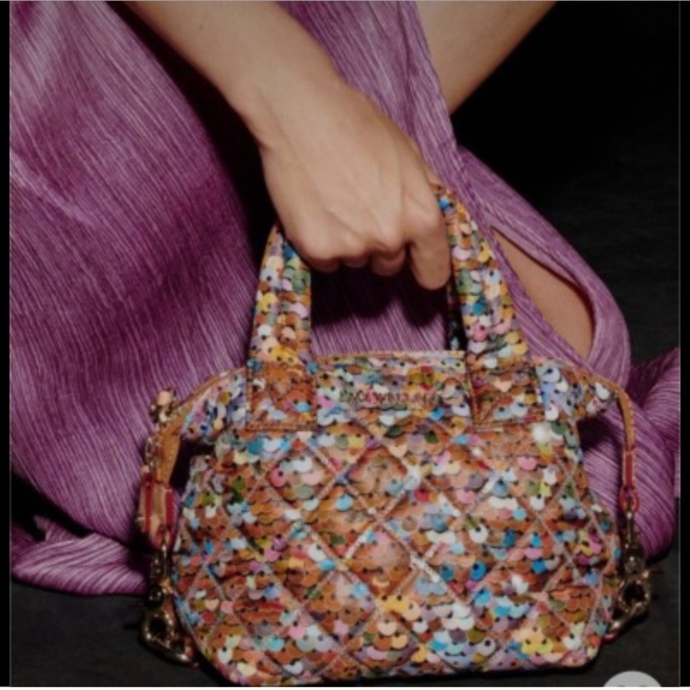 Multicolor Sequin Women's Bag - Picture 3 of 7